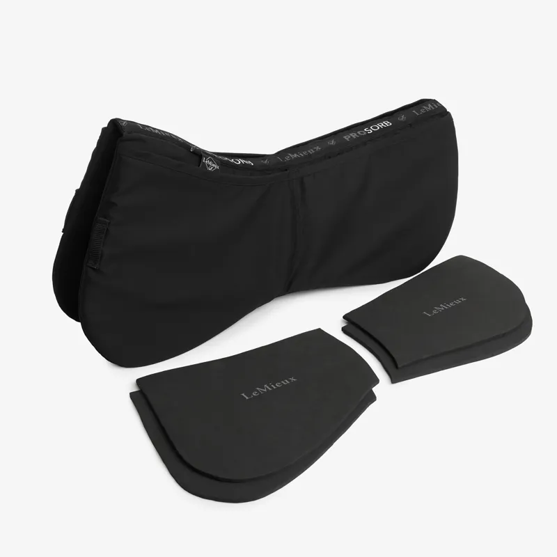 LeMieux ProSorb 2 Pocket Half Pad - Black