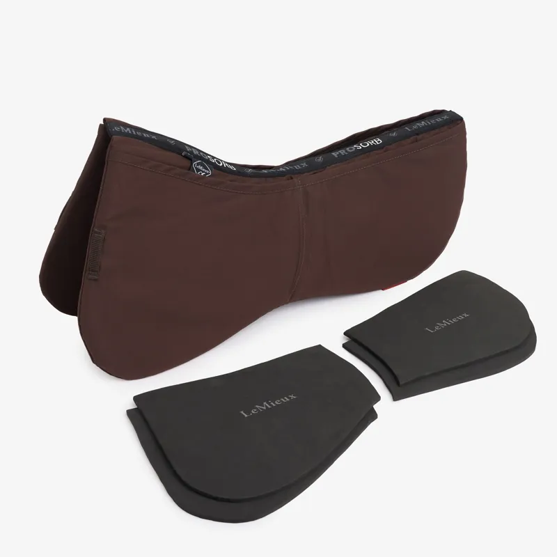 LeMieux ProSorb 2 Pocket Half Pad - Brown