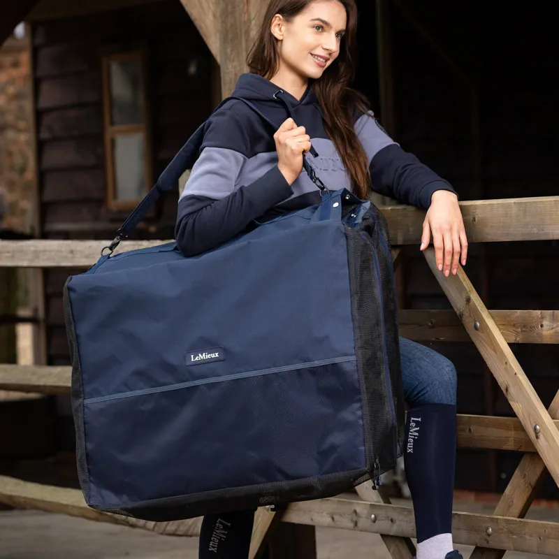 LeMieux Saddle Pad Carry Bag - Navy-1