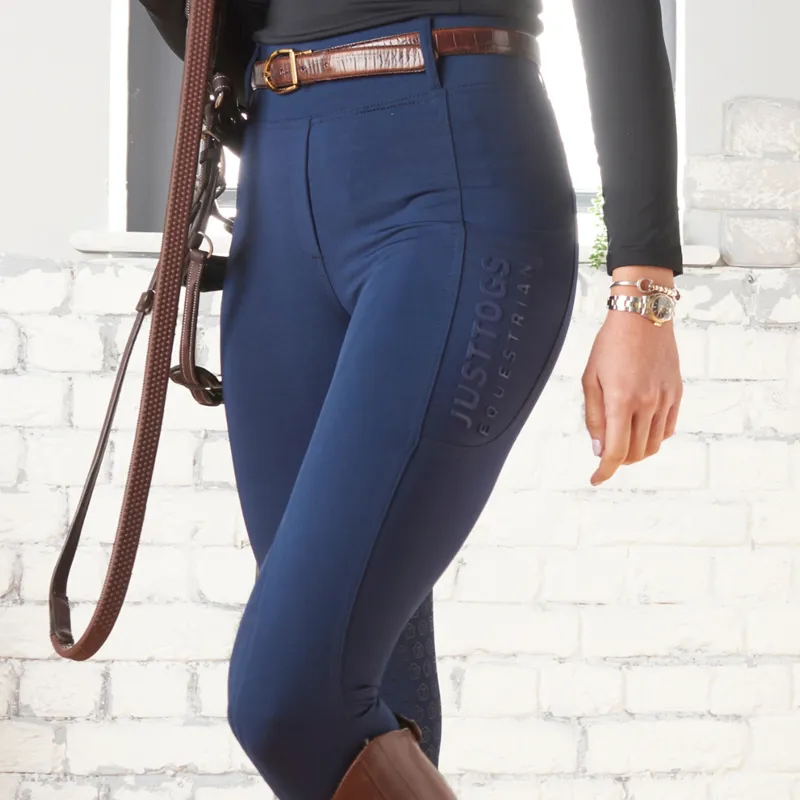 Just Togs Equinox Riding Tight - Navy-1