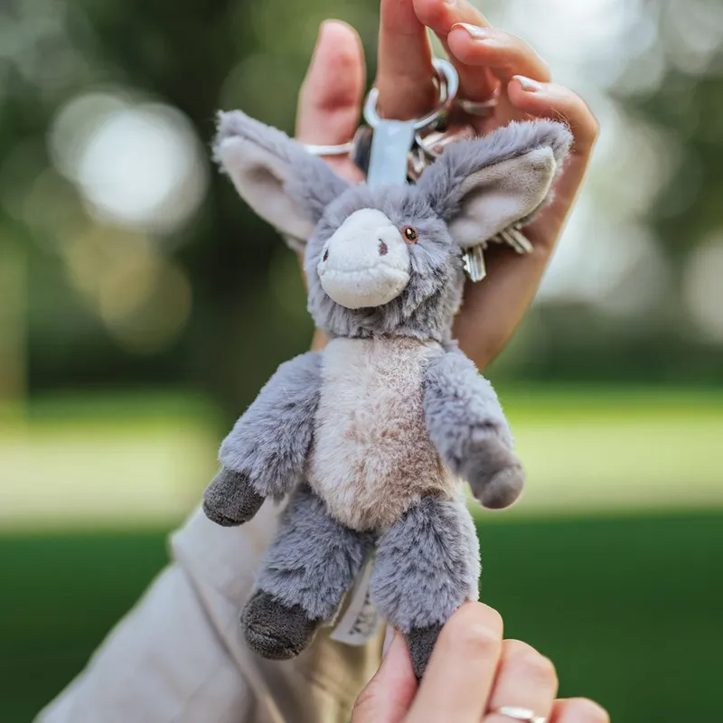 Wrendale Jack Donkey Plush Keyring-1