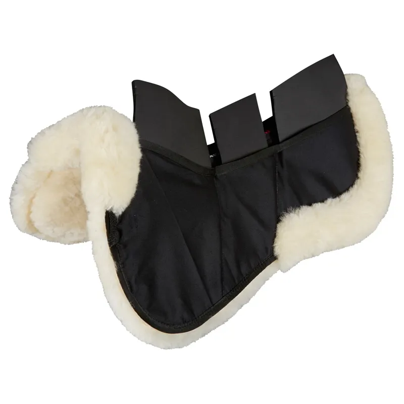 LeMieux Prosorb Lambskin Back Pad - Natural/Black-1