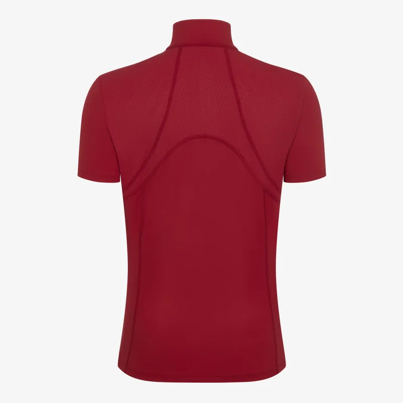 LeMieux Short Sleeve Mia Mesh Base Layer - Chilli-2
