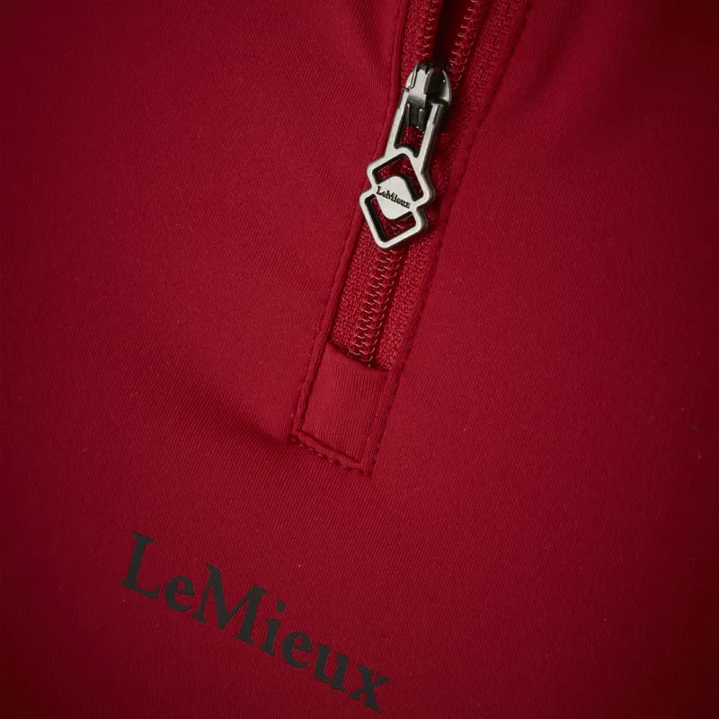LeMieux Short Sleeve Mia Mesh Base Layer - Chilli-3