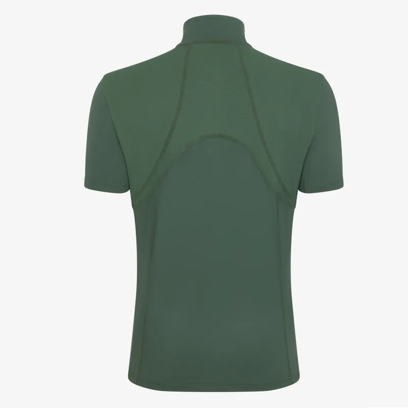 LeMieux Short Sleeve Mia Mesh Base Layer - Hunter Green-2