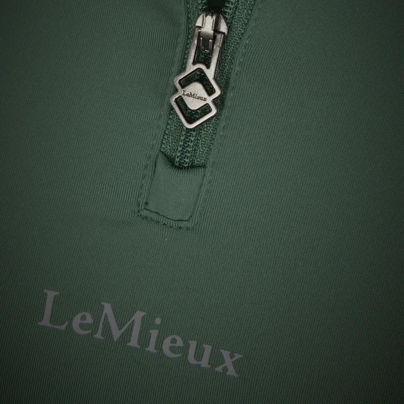 LeMieux Short Sleeve Mia Mesh Base Layer - Hunter Green-3