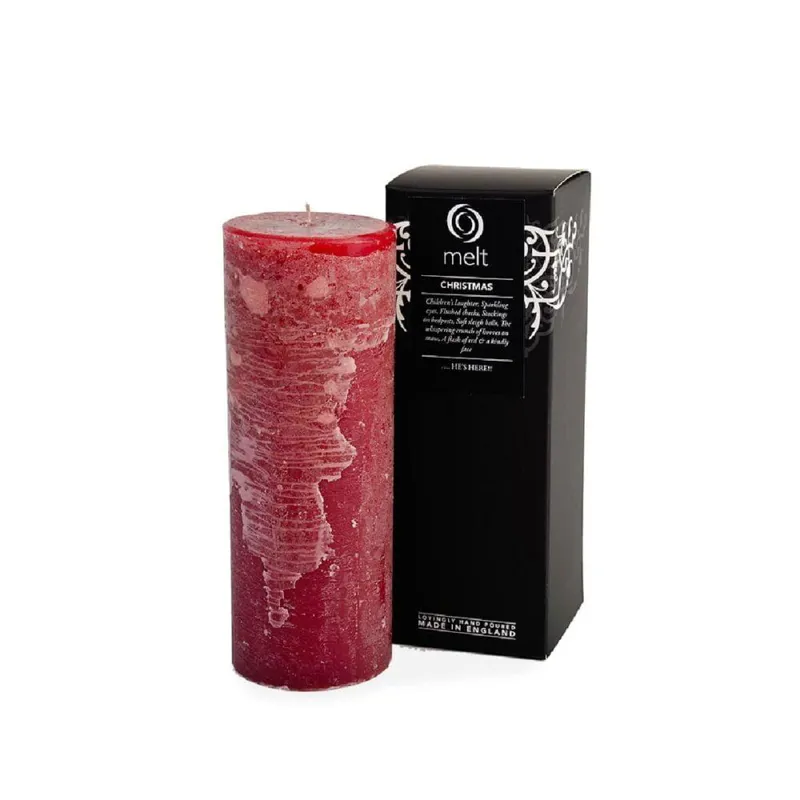 Melt Christmas Tall Thin Candle