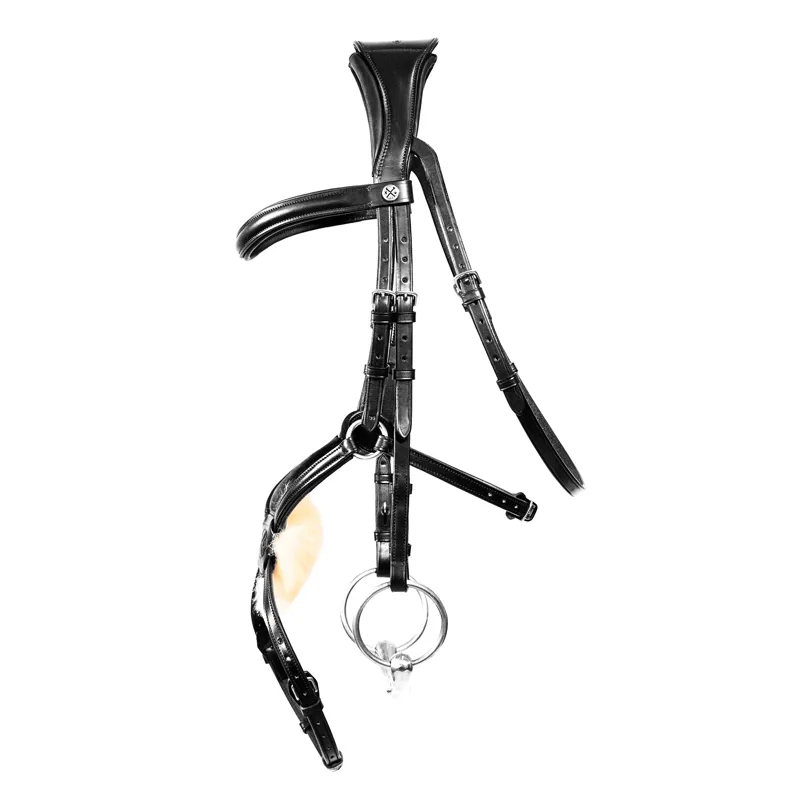 Henry James Saddlery Mexican Grackle Bridle - Black-1