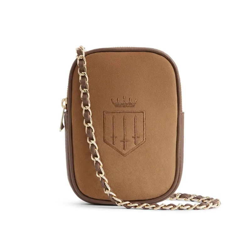 Fairfax and Favor Mini Finsbury Cross Body Bag - Tan Suede
