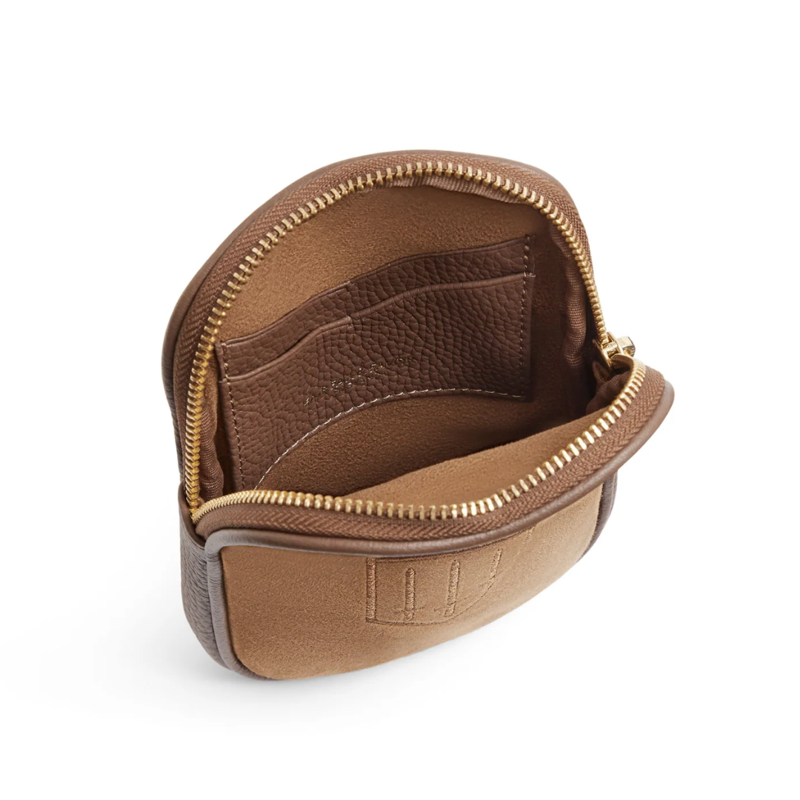 Fairfax and Favor Mini Finsbury Cross Body Bag - Tan Suede-2