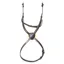 Henry James Figure 8 Sheepskin Grackle Noseband - Havana