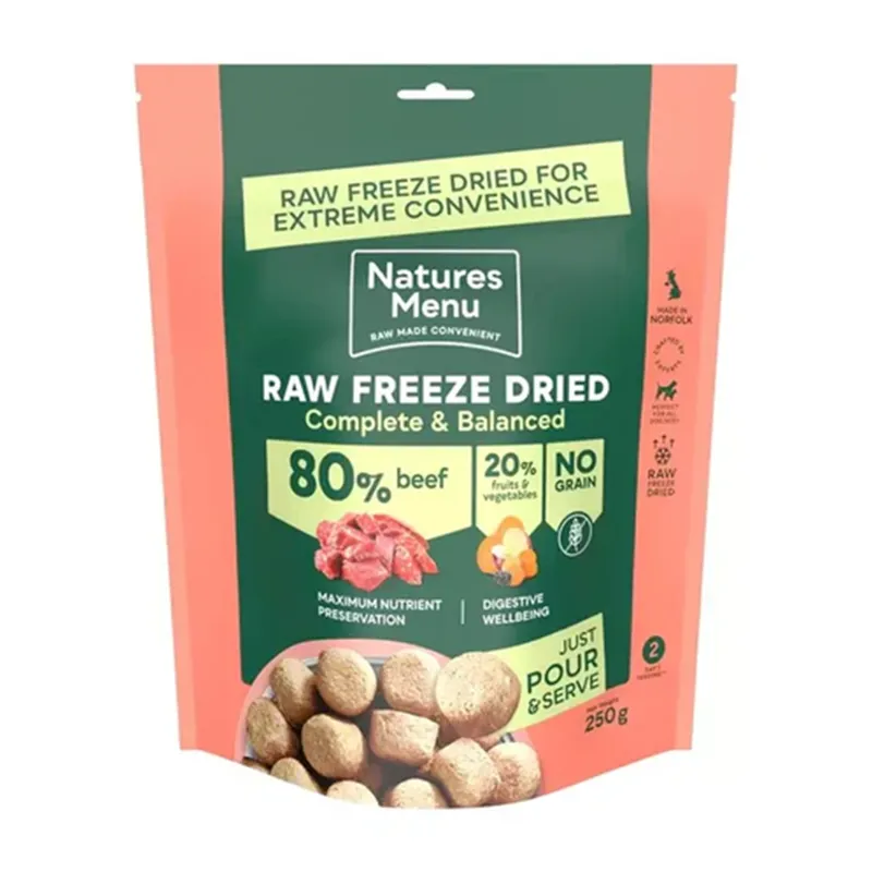 Natures Menu Freeze Dried Beef