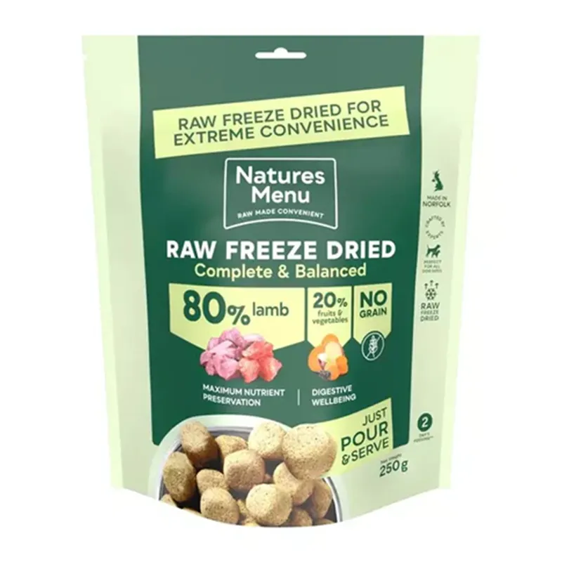 Natures Menu Freeze Dried Lamb