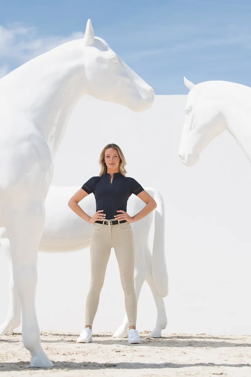 Pikeur Ladies Sebiha Grip Breeches - Cream-1