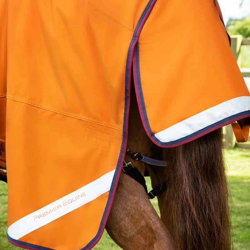 Premier Equine Buster Storm 200g Combo Turnout Rug with Classic Neck - Burnt Orange-2