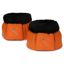 Shires Arma Fleece Topped Over Reach Boots - Orange