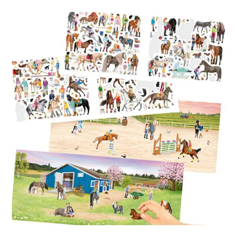 Create Your Happy Horses Colouring Book-2