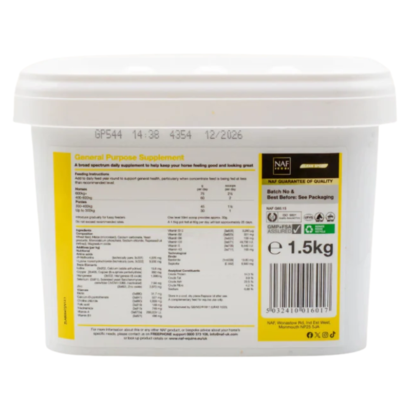 NAF General Purpose Supplement - 1.5kg-1