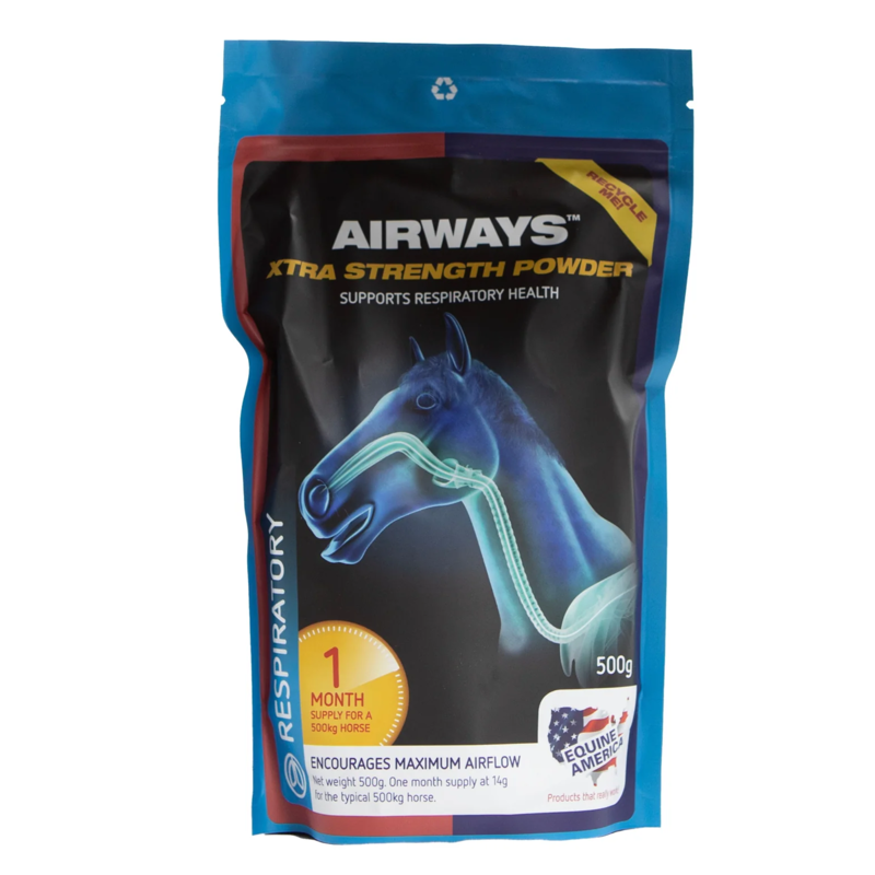 Equine America Airways Xtra Strength Powder - 500g-1