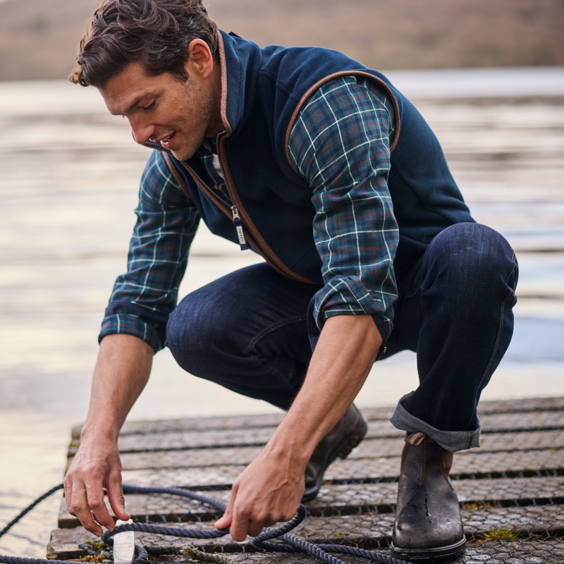 Schoffel Men's Oakham Fleece Gilet - Navy-7