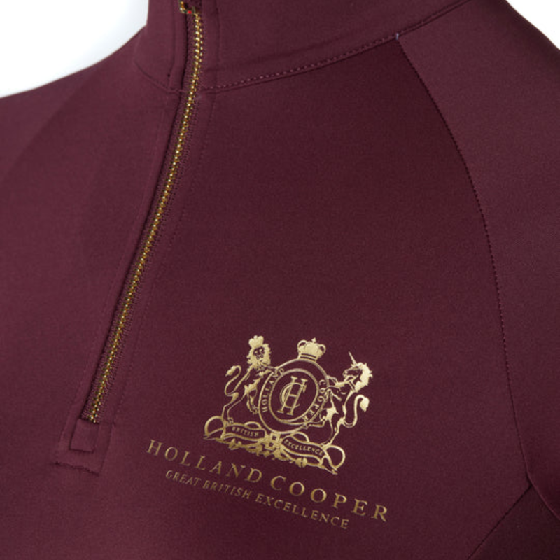 Holland Cooper Base Layer - Mulberry-3