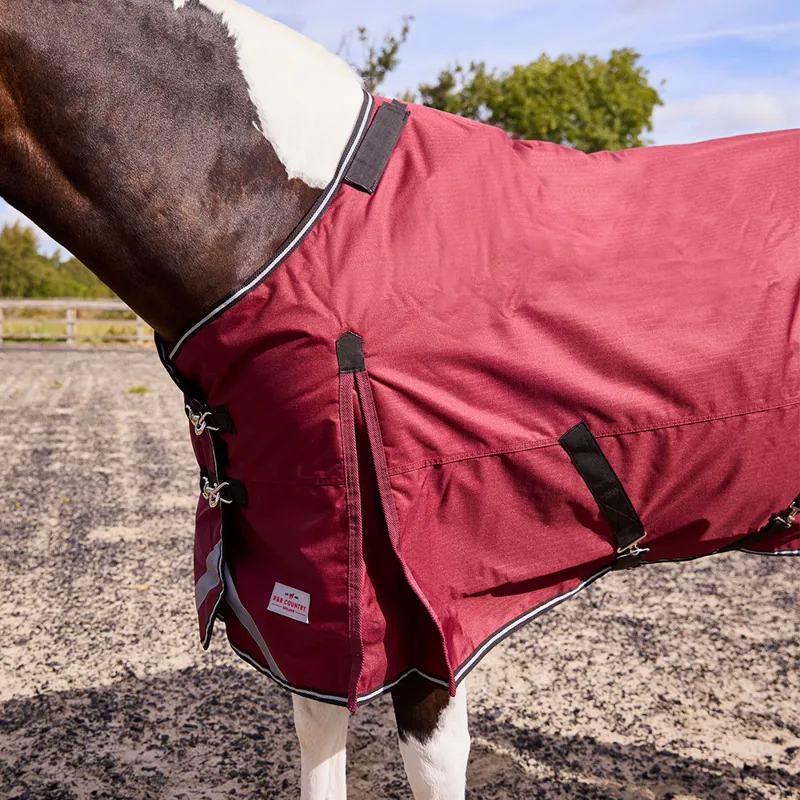 R and R Burghley 100g Detachable Neck Turnout Rug -2