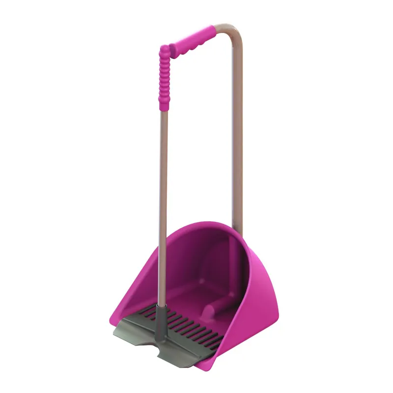 Junior Manure Collector and Rake Set - Pink