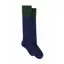 Fairfax and Favor Ladies Signature Knee High Socks - Navy/Green