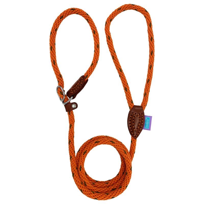 Hemmo And Co 60 Inch Thin Rope Slip Lead - Orange
