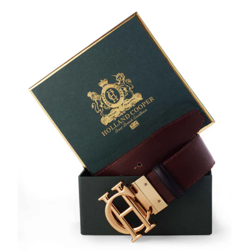 Holland Cooper Reversible Classic Belt - Black/Tan-3
