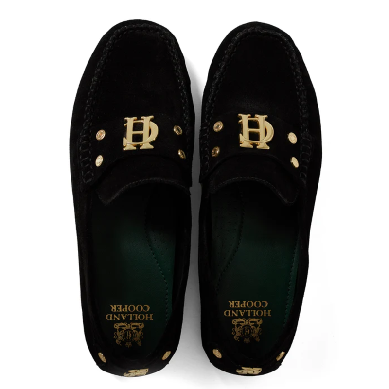 Holland Cooper The Driving Loafer - Black-1