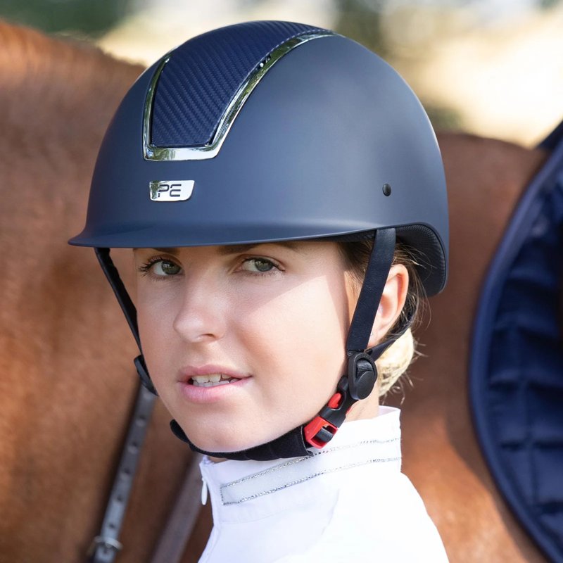 Premier Equine Centauri Riding Hat - Navy-5