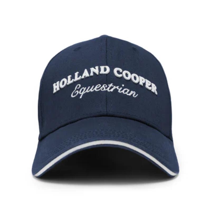 Holland Cooper Equestrian Cap - Ink Navy-1