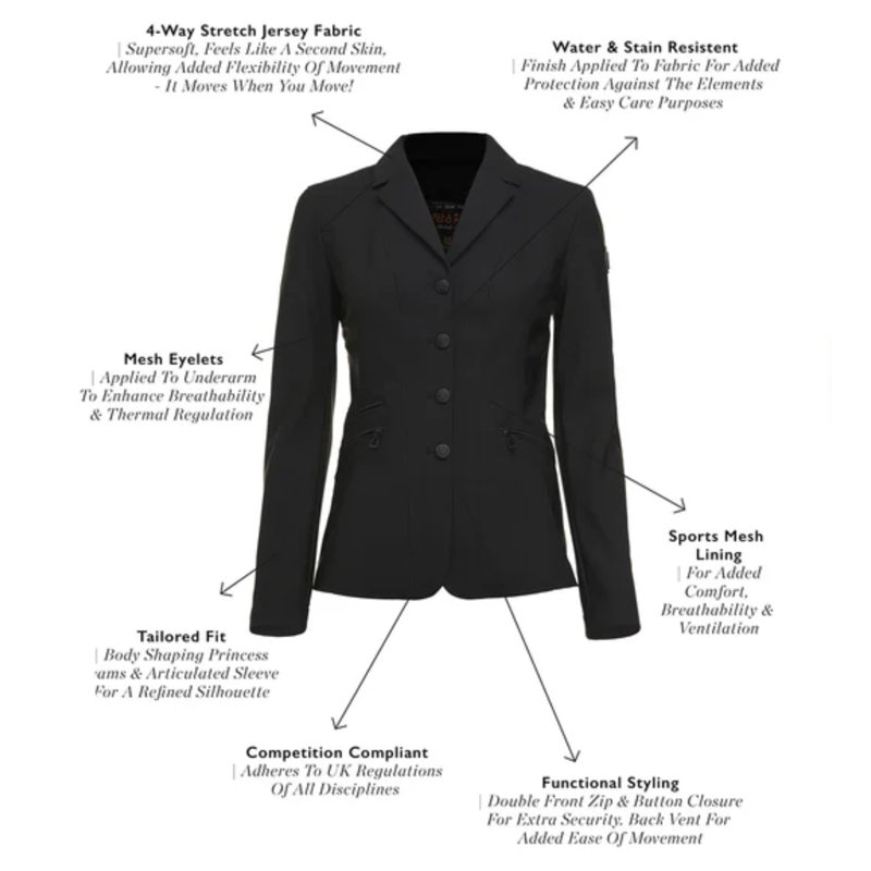 Holland Cooper Competition Jacket - Midnight Black-3