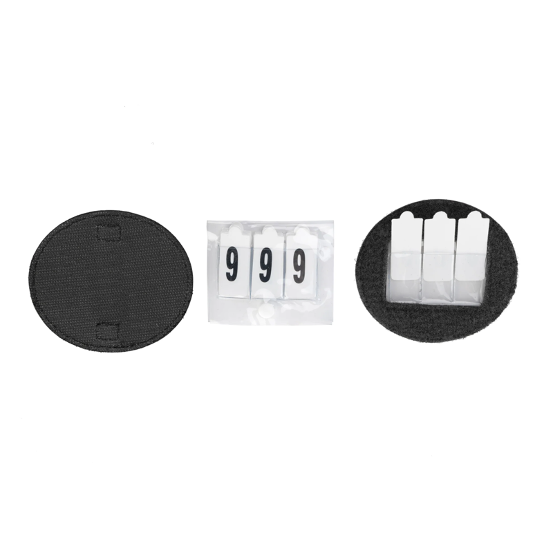 Velociti Bridle Number Holder - Black-3