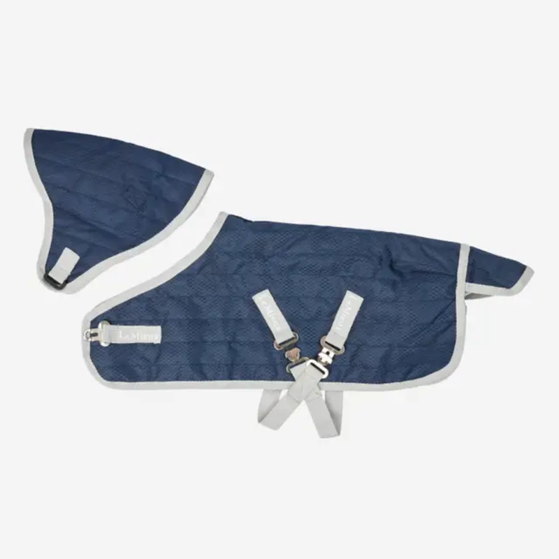 LeMieux Toy Pony Stable -Tek Rug - Navy-1