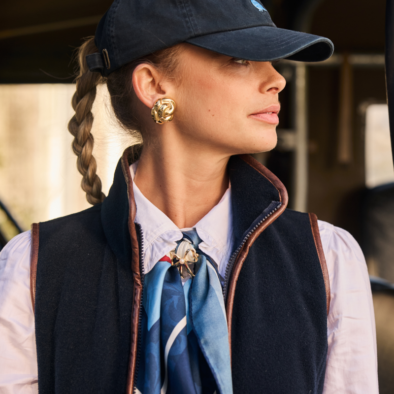 Schoffel Ladies Lyndon Fleece Gilet - Petrol Blue-1