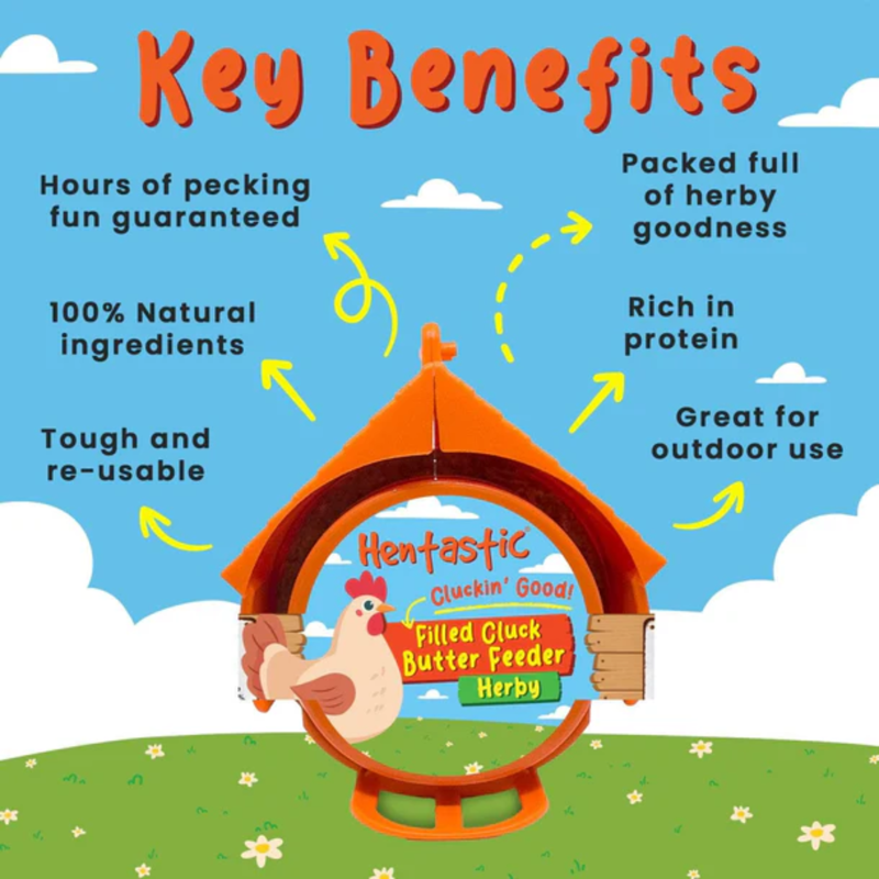 Hentastic Filled Cluck Butter Feeder - Herby-1