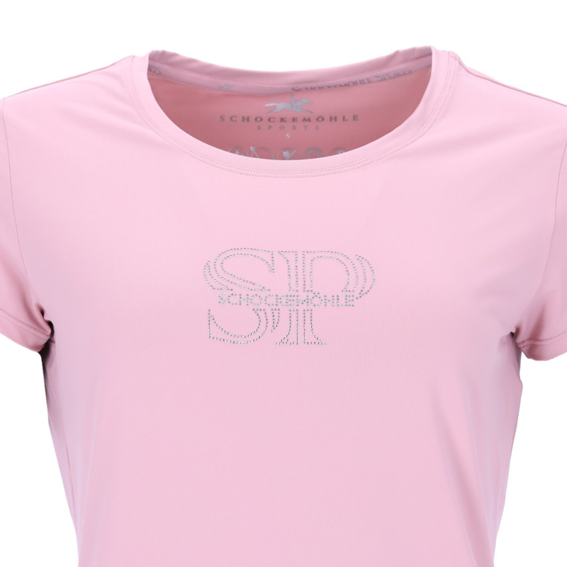 Schockemohle Ladies Nola T-Shirt - Powder Pink-2