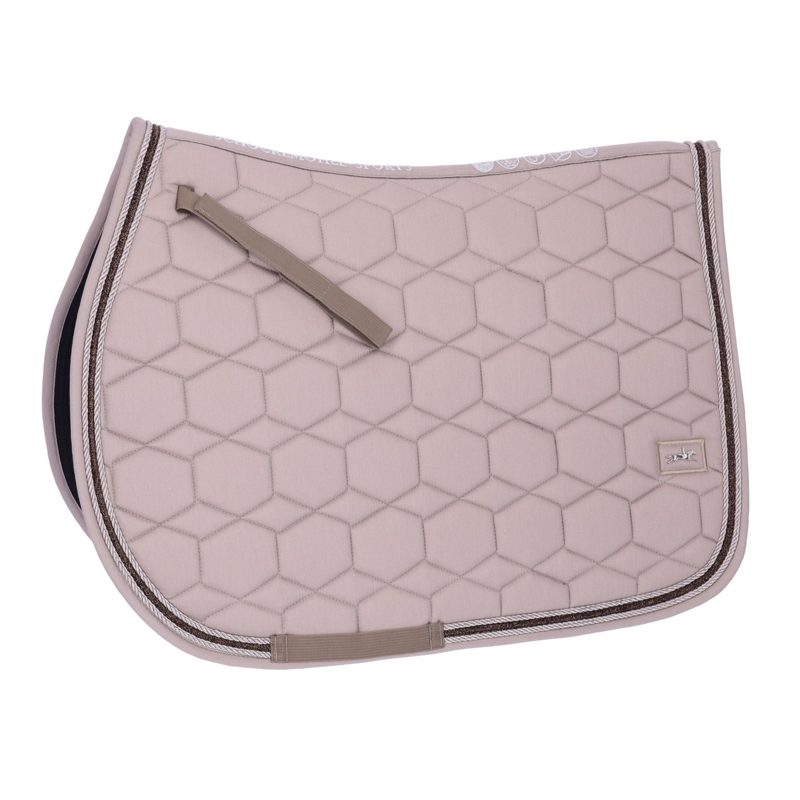 Schockemohle High Density Jump Style Saddle Pad - Stone
