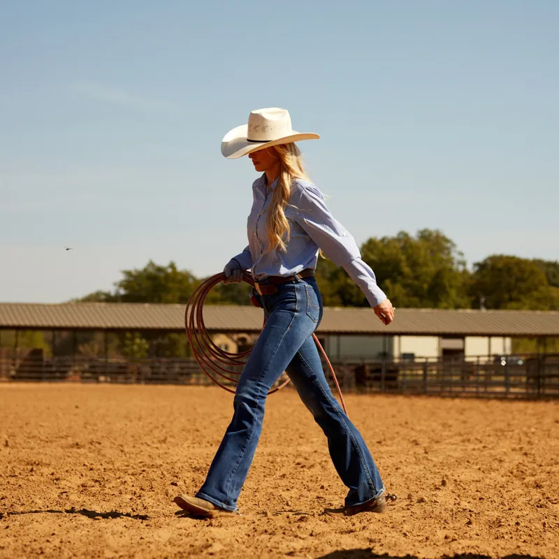 Ariat Ladies R.E.A.L. Perfect Rise Stretch Rosa Boot Cut Jean-6