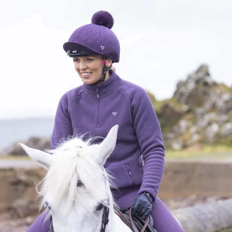 Aubrion Pom Pom Hat Cover - Purple-3