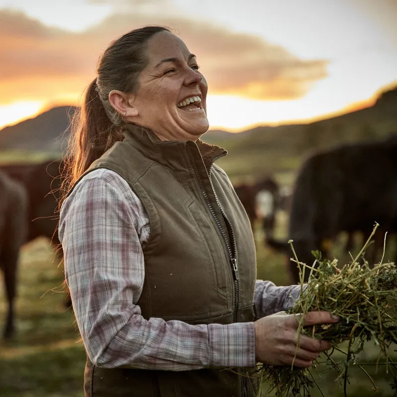 Ariat Ladies Rebar Duracanvas Insulated Vest - Wren-4