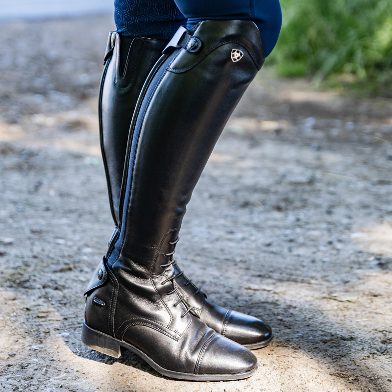 Ariat Ladies Palisade Field Tall Riding Boot - Black-10