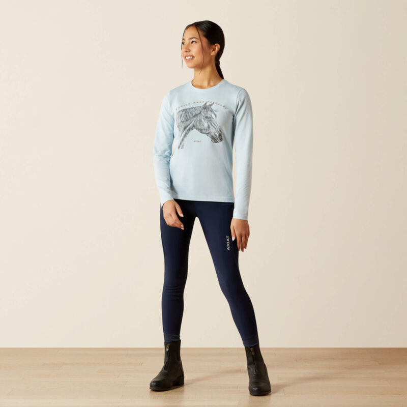 Ariat Girls Happy T-Shirt - Skyway-2