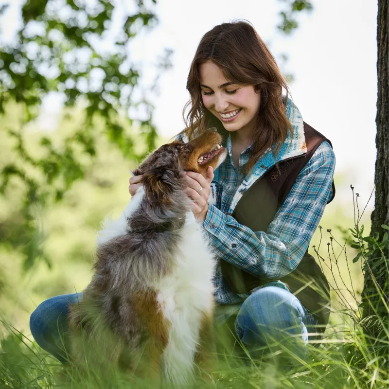 Ariat Ladies Dilon 2.0 Insulated Reversible Vest - Mole-4