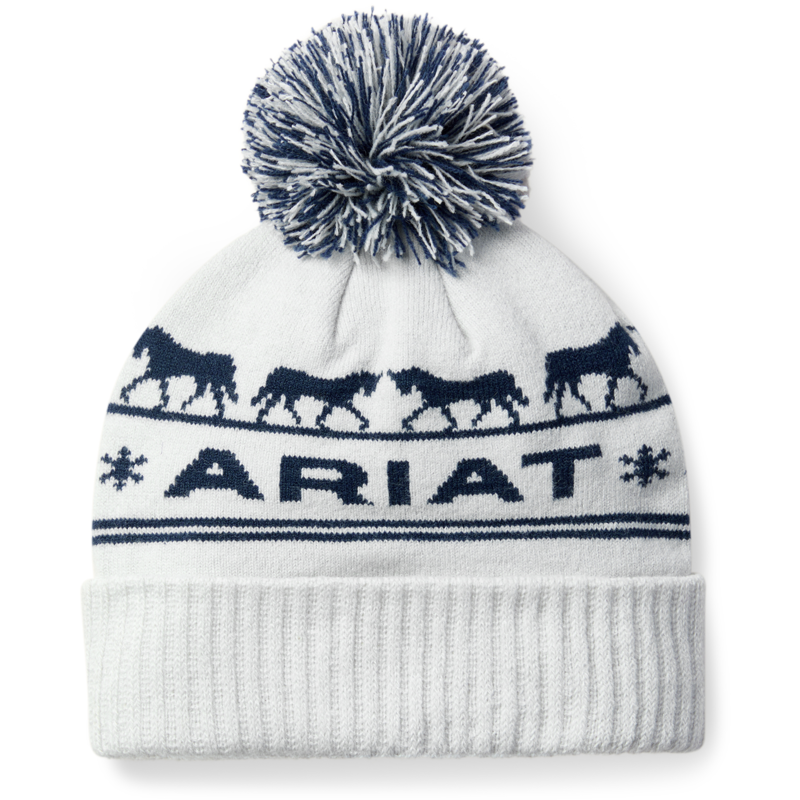 Ariat Ladies Apres Ski Beanie - Off White