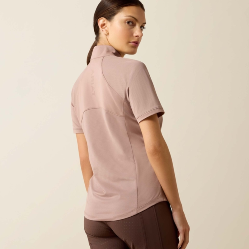 Ariat Ladies Soquel 1/4 Zip Baselayer - Antler-4