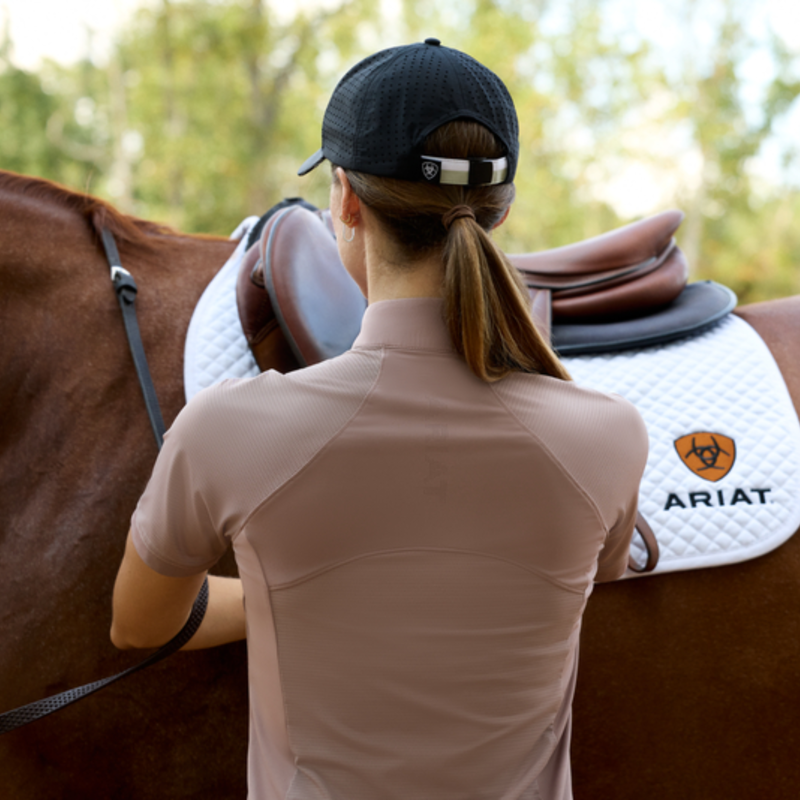 Ariat Ladies Soquel 1/4 Zip Baselayer - Antler-7