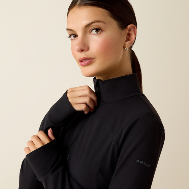 Ariat Ladies Solveil Full Zip - Black-1